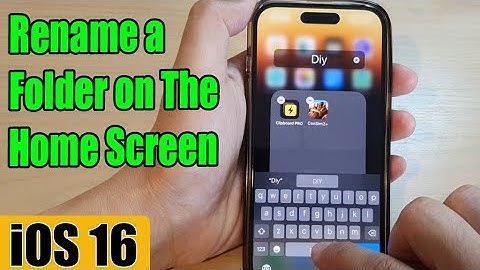 iOS 16: How to Rename a Folder on The Home Screen