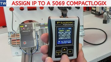 How To Set The IP Address of a 5069 Compactlogix PLC