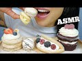 ASMR SWEET PASTRY *MACARON + RED VELVET CAKE (SOFT EATING SOUNDS) NO TALKING | SAS-ASMR