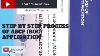Step by step  ASCPi application process. (BOC)