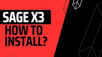 Install SageX3 on a Single Windows Server