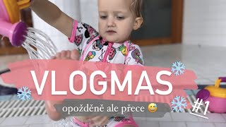 VLOGMAS #1 | PROSINCOVÝ DEN | plavání a otevírání adventních kalendářů | Mimi&já