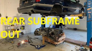 Volvo 850 T-5R AWD Swap - Donor Car Rear Subframe Removal