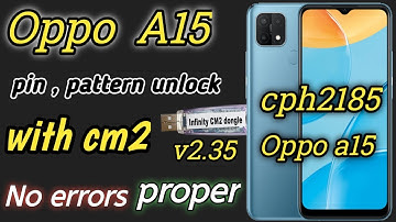 Oppo A15 Pattern Unlock With Cm2 | How To Oppo A15 Reset By Cm2 New Trick Full Guide