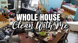 EXTREME CLEAN WITH ME | TIME LAPSE CLEANING WHOLE HOUSE  | MESSY HOUSE CLEANING MOTIVATION