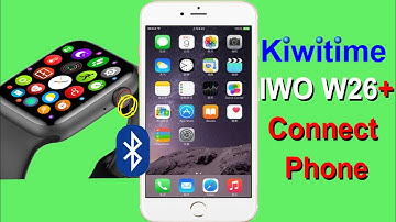 KIWITIME IWO W26+ W26 PLUS Smartwatch Connect with iPhone through new APP M Active