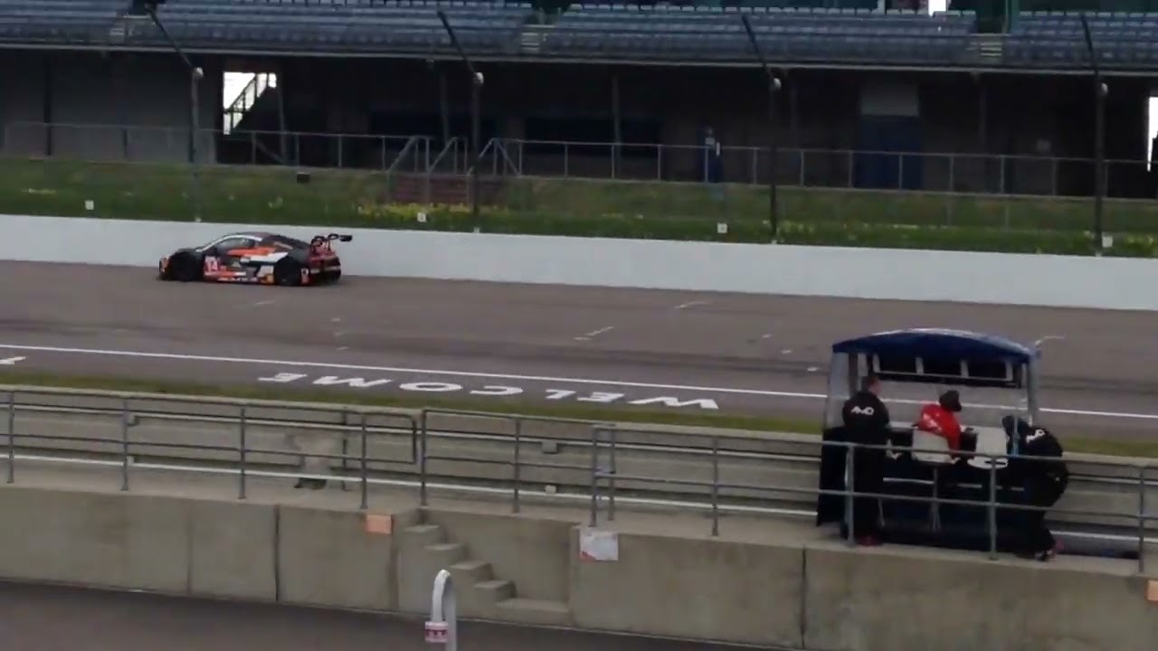 Audi r8 at Rockingham