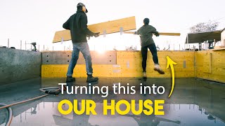 1.5 YEARS BUILDING our HOUSE for THIS..Off Grid House Build START to FINISH Ep15