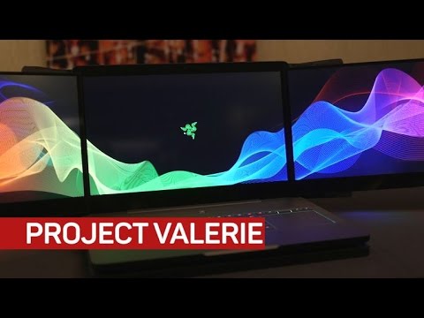 Razer's triple threat: The tri-screen Project Valerie laptop