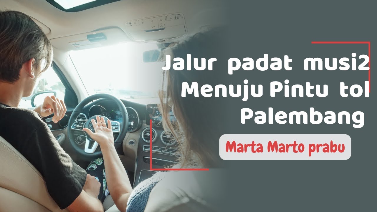 Jalur padat Musi 2 dan akses ke pintu tol kramasan dan tol prabumulih