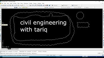 How to Draw Revision Cloud in AutoCAD 2007 By civil Engineering With Tariq