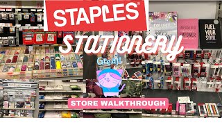 ❤️STAPLES STORE WALKTHROUGH | COME WITH ME #STAPLES #STATIONERY #WALKTHROUGH