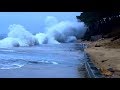 Ref:S1C2Df-vR5k Meteo#45 l'apr�s carmen, des vagues monstres � la corniche du pyla
