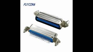 Centronic Champ14 24 36 50 pin DDK Connector, PCB Straight Solder DIP Male Centronic Connector