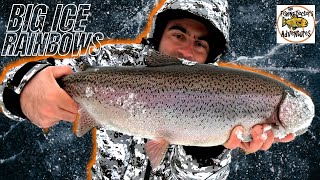 How to Catch Big Rainbow Trout Ice Fishing