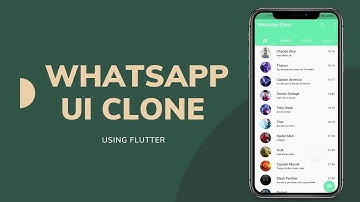 WhatsApp UI Clone Using Flutter | DEMO VIDEO | KNOWLEDGE DOCTOR