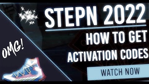 🔥 STEPN FREE ACTIVATION CODE GENERATOR | STEPN FREE REGISTRATION CODE DOWNLOAD 🔥