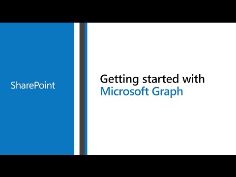 Access Microsoft SharePoint with the Microsoft Graph