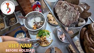 Hanoi Before the Holiday Rush! 🇻🇳 Market Street Food | Bun Dau, Roast Duck, Famous Sweet Soup