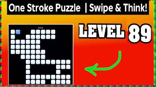 Level 89 in One Stroke Puzzle Walkthrough (Smart Strategy & Brain Training Guide)