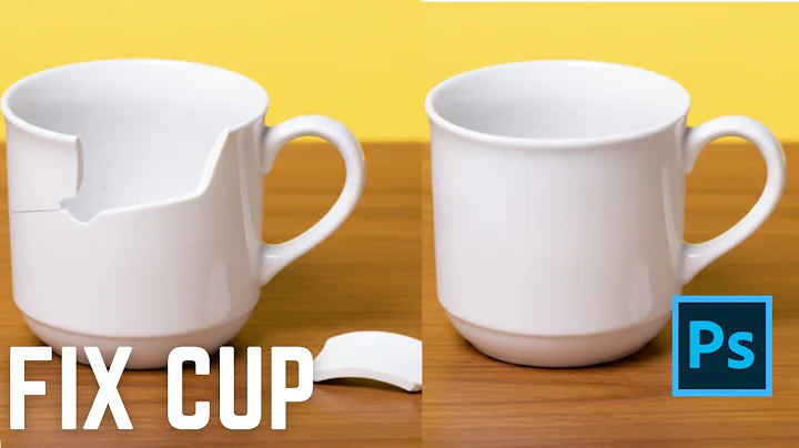 How to Fix Broken Cup with Camera Raw Filter in Photoshop