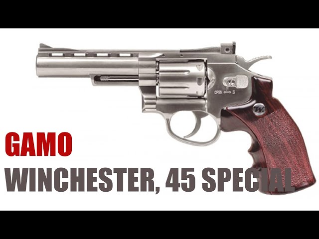 REVOLVER GAMO WINCHESTER 4 CO2 4.5 PLATA