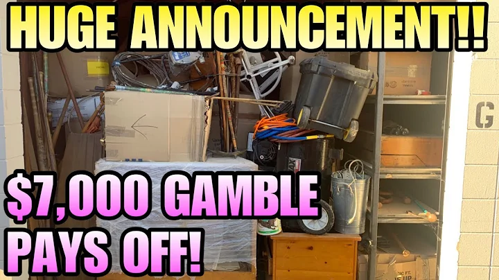 $7000 STORAGE! HUGE ANNOUNCEMENT!  I bought an aba...