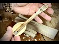 1 Minute Carving a SPOON from FIREWOOD - By Hand