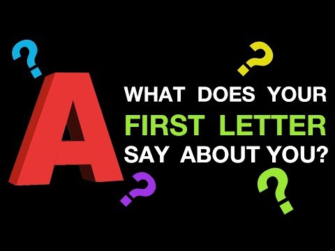 Real Facts about a Person Whose Name Starts With Letter "A" | Letter "A" name meanings