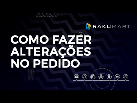 Vídeo: Como Fazer Alterações Em Um Pedido