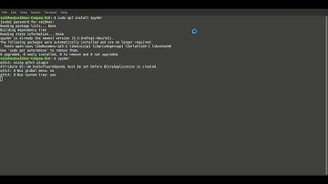 HOW TO INSTALL SPYDER IN LINUX