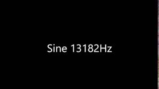 Sine 13182Hz Audio Only