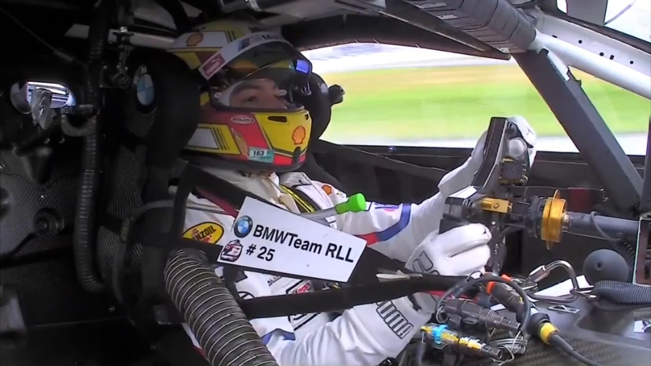 #25 BMW Team RLL 24h Daytona 2019 rain fight