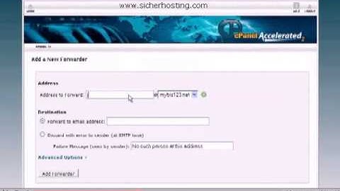 How to setup email forwarding in cPanel