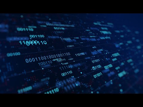 Digital Binary Code Background