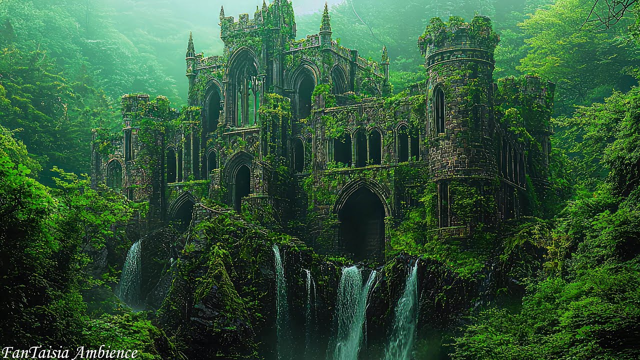 Celtic Harp and Flute - Healing Music - Deeply Relaxing and Soothing Music, Mossy Medieval Castle