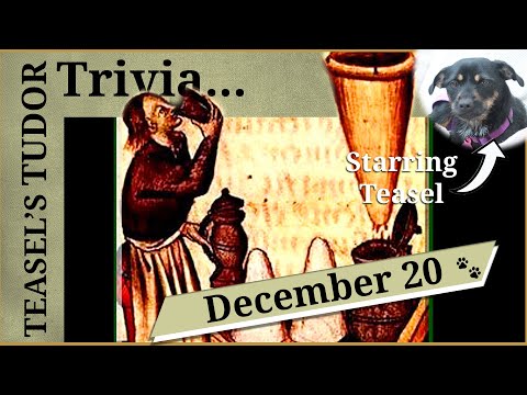 Teasel's Tudor Trivia - 20 December - Tudor Christmas Drinks