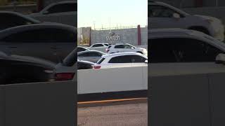 Car accident South 215 and Jones Las Vegas White Tesla 25