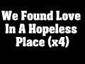 Rihanna Ft Calvin Harris - We Found Love (LYRICS) CD/HQ