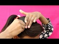 Easy side puff hairstyle for girls    collage girl hairstyle