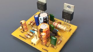 LJ204 Amplifier Circuit TIP122 & TIP127 / 20Watts @ 4ohms