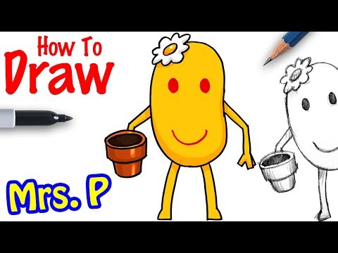 How To Draw Mrs P Roblox Piggy Youtube - cool kids art roblox piggy