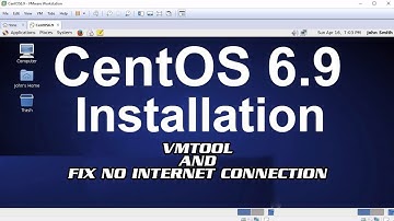 Install CentOS on Vmware and Fix no Internet connection