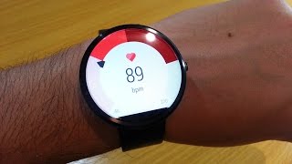 Heart Rate Monitor on Moto 360(The Moto 360 is an Android Wear-based smart watch announced by Motorola Mobility in 2014.It was announced on March 18, 2014 and was released on ..., 2014-12-08T22:28:59.000Z)