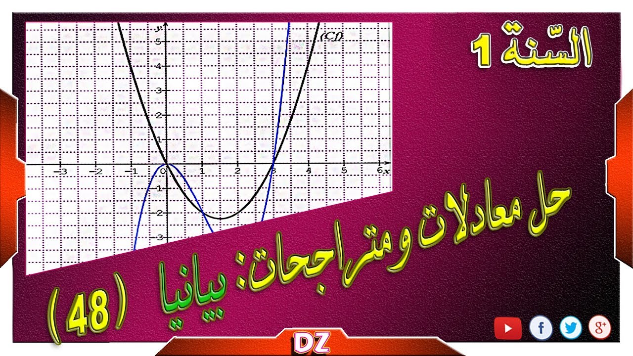 السنة أولى ثانوي - علمي - [الحصّة 48] التحضير لفروض واختبارات الفصل الأول رقم 13