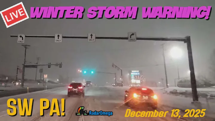 🔴STORM CHASERS LIVE🔴Winter Storm Warning! SW Pennsylvania!