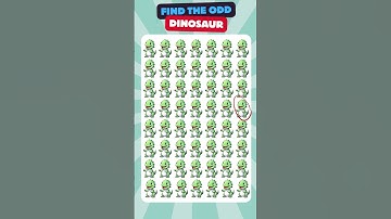 FIND THE ODD ONE OUT 🦖🦕 #9 | How sharp are your eyes #Findtheoddemojiout #findtheoddemoji