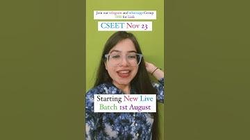 Dhamaka Live Batch for CSEET Nov’23 #cseet #cseetprepration #cseetexam #cseetexamprepration