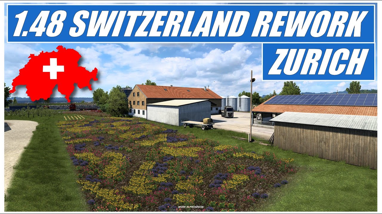 [ ETS 2 INFOS ] 1.48 SWITZERLAND REWORK | ZURICH - YouTube