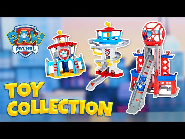 PAW Patrol Towers and Headquarters HQ | PAW Patrol | Toy Collection and Unboxing! class=